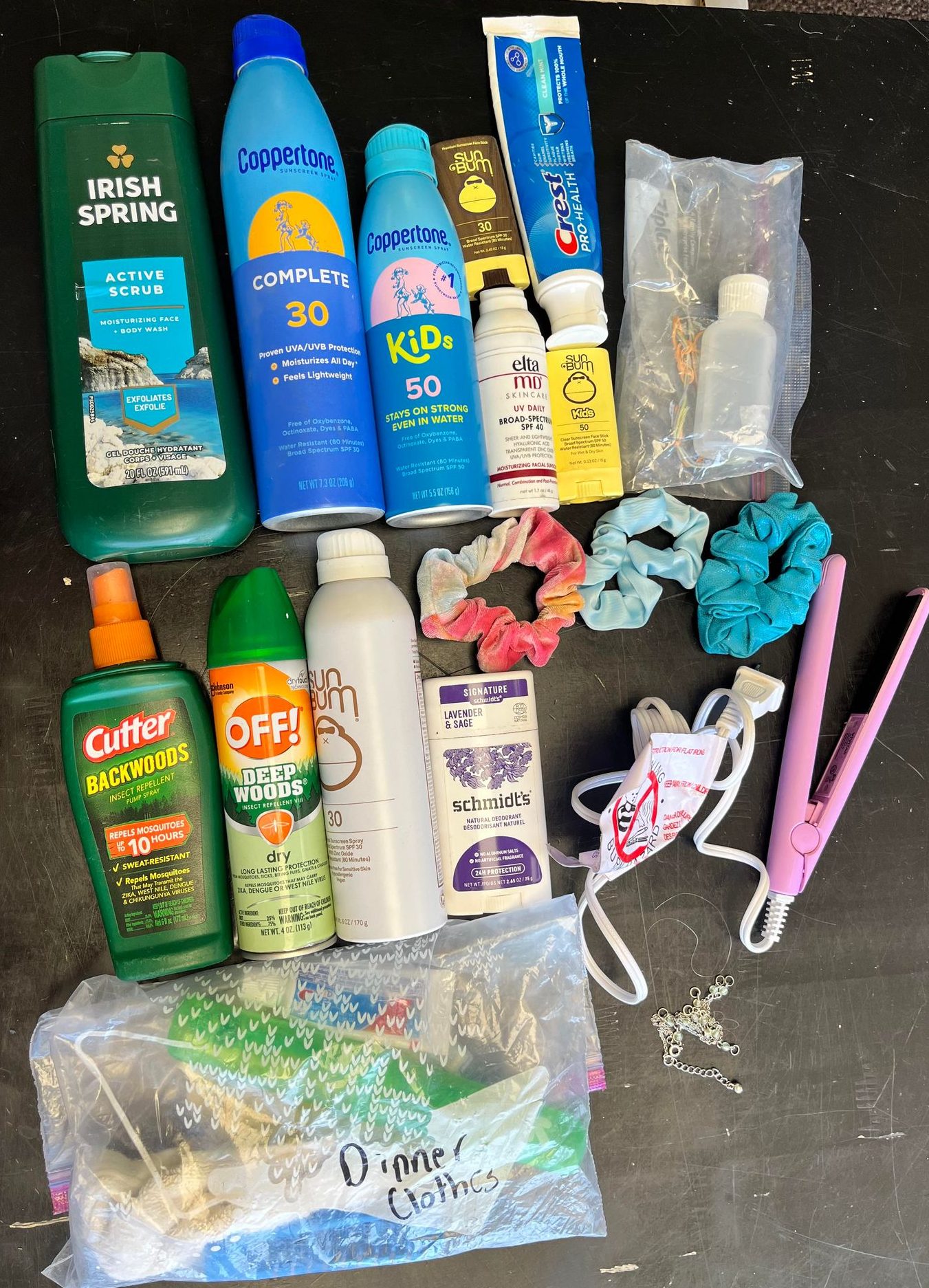 toiletries